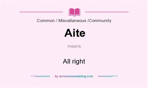 AITE Meaning: what does AITE stands for .